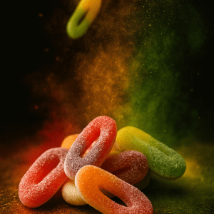 Sour Rainbow Rings (1/2lb)