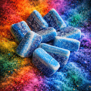 Sour Blue Razz Slices (1/2 pound)