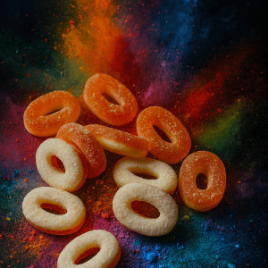 Sour Peach Rings (1/2 pound)